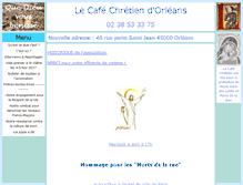 Tablet Screenshot of cafechretien.net